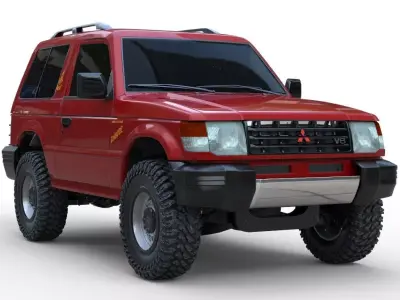 Mitsubishi Pajero 2008 3D model