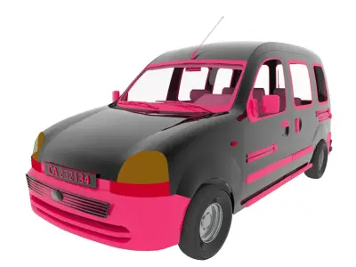 Fantasy Van 3D model