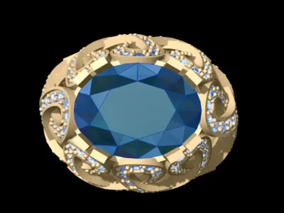 Infinity Lux Ring Free 3D print model