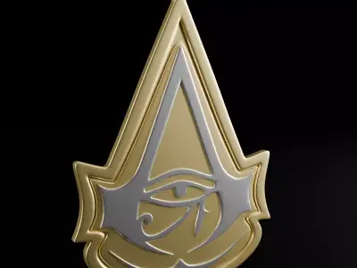 Assassins creed origins pendant 3D model for 3D printing 3D print model