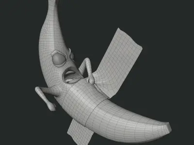 Angry Banana  3D model