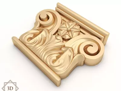 Corbel 10 3D model
