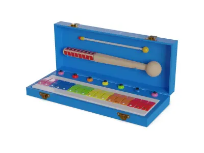 Cars and action games Musical Instrument Set 3D model