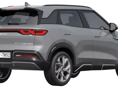 BYD YUAN PRO 2025 3D model