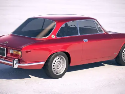 Alfa Romeo GTV 1974 3D model