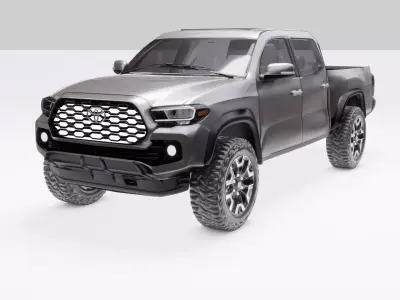 Toyota Tacoma  2020  Low-poly 3D model
