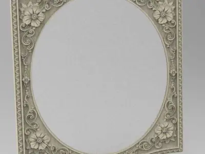 3d mirror frame 3D model