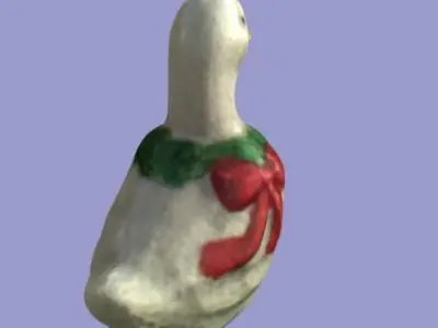 Christmas Duck 3D model