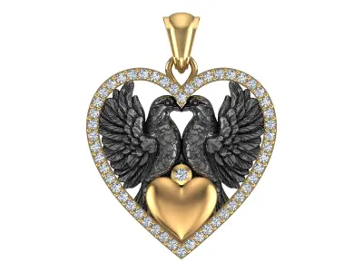 Love Pendant  3D print model