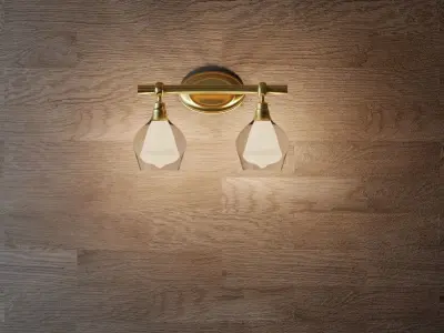 4 Set Interior Lights Low-poly 3D model