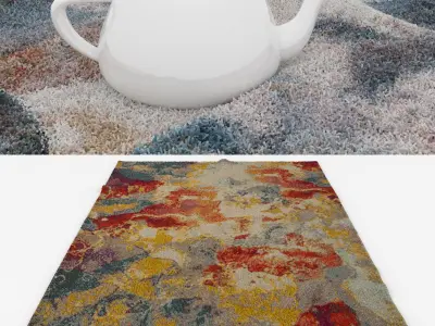 Rugs No 388 Low-poly 3D model