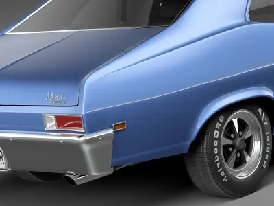 Chevrolet Nova 1969 3D model