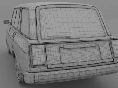 Lada Riva rev 3D model