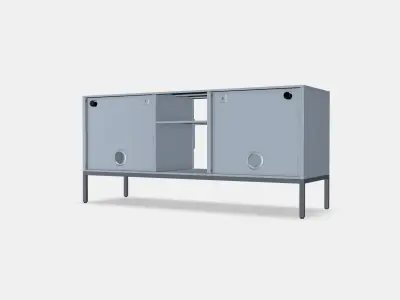 TULLSTORP TV bench Low-poly 3D model