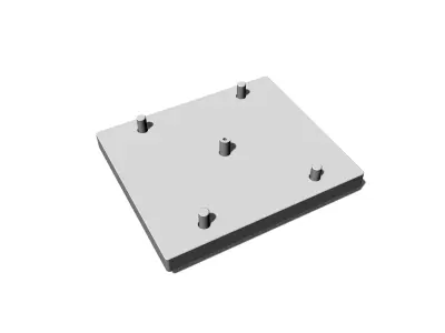 Injection Mold Box Plastic 3D model