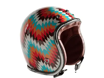 plastic helmet set 1 3D model