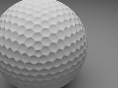 Golf Ball 3D model 3