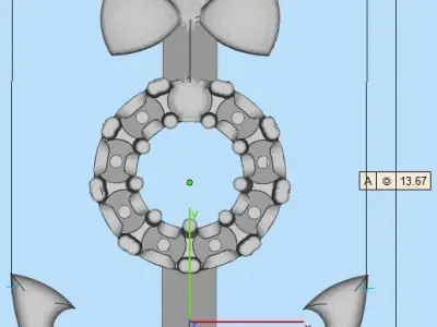 pendant anchor 3D print model