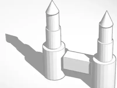 lego klcc 3D model