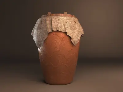 Mud Vase  3D model