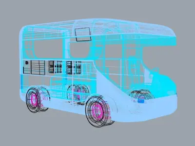 Arrival concept van 3D model