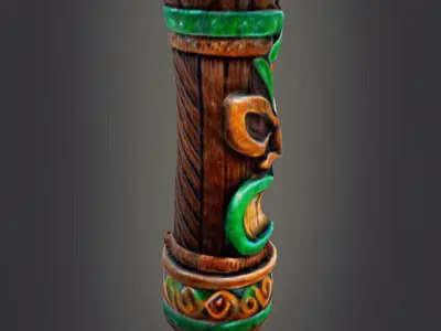 Tiki decor 3D print model