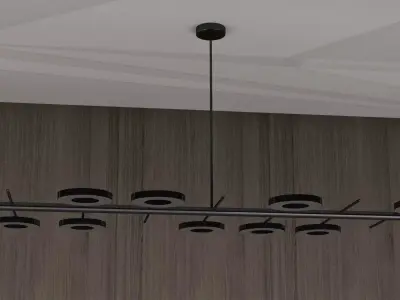 Chandelier 12 Free 3D model