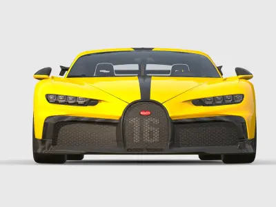 Bugatti Chiron Pur Sport 3D model