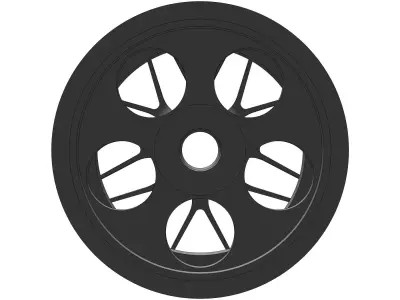 BBS RS-GT 164 RIMS FOR HOTWHEELS 3D print model 3D print model