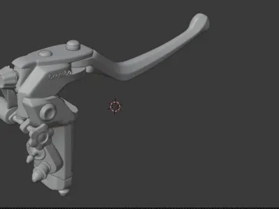 brembo motorcycle brake lever Low-poly 3D model