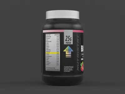 Protein Powder 3D model