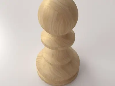 Pawn Pieces 3D model