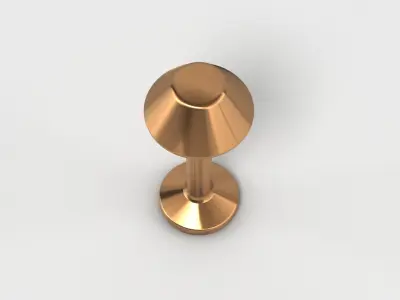 Gold Table Lamp 3D model