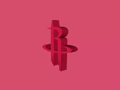 Houston Rockets Team Logo 3D model
