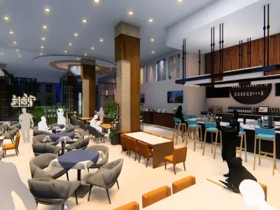 Indian Restaurant in Florida 3D model