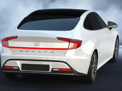 2020 Hyundai Sonata 3D model