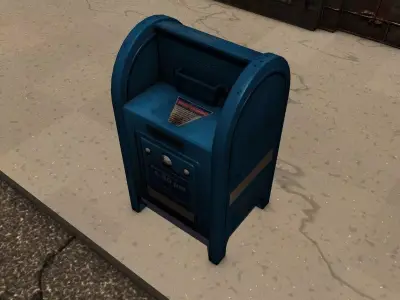 MailBox Low-poly 3D model