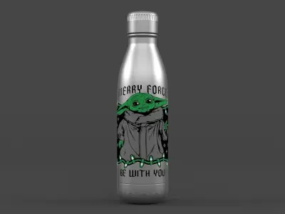 Water Bottle 3D model 37