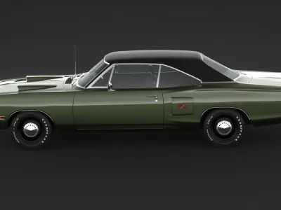 1970 Dodge Coronet RT 3D model