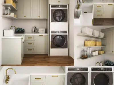 Collection Appliances I Laundry 12 3D model