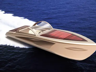 Speedboat Concept 3D model