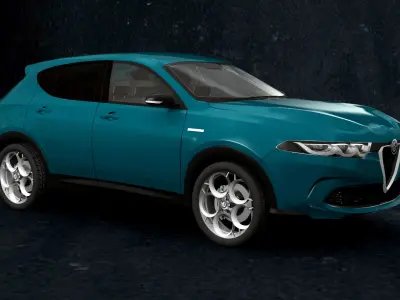 Alfa Romeo Tonale  Low-poly 3D model