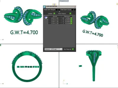 FASHION RING 3D model 3