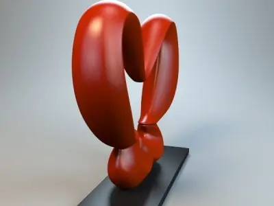 Abstract Figure 3D model 12