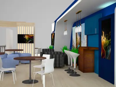 Booth Exhibition Stand K0010898 3D model