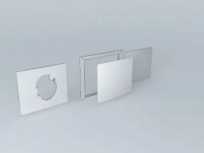 Picture Frame Bespoke Butterfly Babe Free 3D model