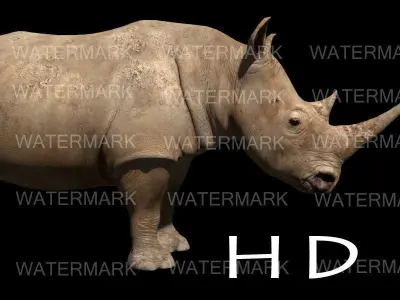 The Ultimate rhino - 3d rhinoceros model 3D model