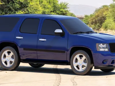 Full-Size SUV Simple Interior Generic 3D model