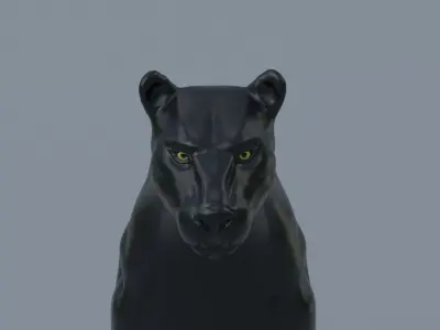 Black Panther 3D model