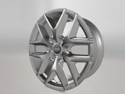 BBS TL-A Wheel Low-poly 3D model